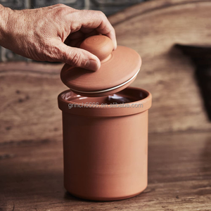 Boîte de rangement et <span class=keywords><strong>couvercle</strong></span> <span class=keywords><strong>en</strong></span> <span class=keywords><strong>terre</strong></span> <span class=keywords><strong>cuite</strong></span> rustique conteneur de stockage intérieur <span class=keywords><strong>en</strong></span> <span class=keywords><strong>terre</strong></span> <span class=keywords><strong>cuite</strong></span> émaillée pot de cornichon <span class=keywords><strong>en</strong></span> argile <span class=keywords><strong>avec</strong></span> <span class=keywords><strong>couvercle</strong></span> - Product Image 3