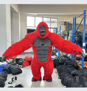 Traje/Disfraz de Mascota Gorila Hinchable Gigante Rosa de Aspecto Realista de Fábrica 2.2M 2.6M 3M para Eventos Publicitarios - Product Image 6