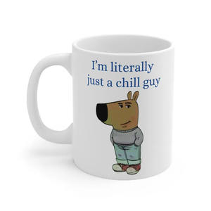 <span class=keywords><strong>Je</strong></span> suis juste un gars froid chien tasse à café en céramique tasse à thé nouvelle célébrité Internet - Product Image 5