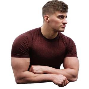 Camiseta de fitness Ultra suave para hombre, camiseta transpirable de secado rápido para correr, top de entrenamiento con material de alta calidad e impresión personalizada - Product Image 1