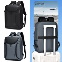 Sac à dos de voyage intelligent YCH Supplier USB rechargeable pour femmes et hommes, sac à dos d'affaires personnalisé imperméable pour ordinateur portable, idéal pour l'école