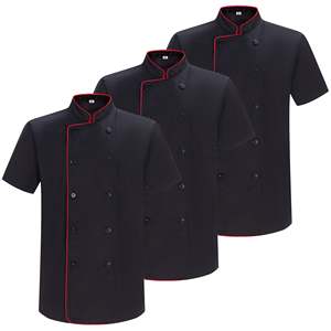 Paquete de 3 Unidades - Chaqueta de Chef para Hombre de Manga Corta 3-8421 - Product Image 2