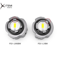 Feux de brouillard LED 55W L1B pour voiture, feux de recul LW5B, ampoules de feux de brouillard automatiques blancs et jaunes Plug and Play pour Toyota Honda