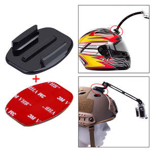Haute qualité <span class=keywords><strong>3M</strong></span> autocollant VHB adhésif plat incurvé support pour GoPro accessoires casque planche de surf support pour GoPro 7 8 9 10 11 12 13 - Product Image 2