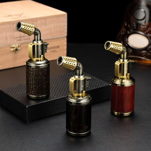 Briquets vintage flamme, torche, cigare, cigarette, cool, luxe, coupe-vent, unique, fumoir, briquet à gaz en vrac, personnalisé - Product Image 4