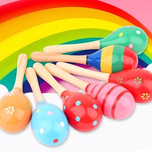 Instrument de percussion Orff en gros, marteau à sable éducatif précoce pour enfants, instrument de musique, cloche à main en bois - Product Image 3