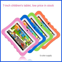 Tablet PC Infantil Económica de 7 Pulgadas con WiFi, MTK Quad Core, Cámara Dual, Protección Ocular, Aplicaciones Educativas Preinstaladas, el Mejor Regalo