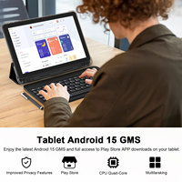 Tableta Portátil Android 16 de 10.1 Pulgadas de Fábrica OEM, 18 GB de RAM, 128 GB de Memoria, Batería de 6000 mAh, WiFi, con Teclado, Tableta PC Empresarial