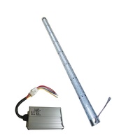 Tube lumineux LED à pixels RVB 360° à changement de couleur, en PC transparent, DC24V, IP66, mode automatique, pour voitures tamponneuses pour enfants, scène, club, soirée dansante