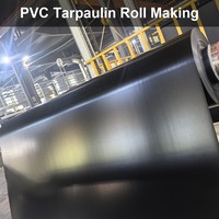 Rouleau de bâche PVC enduite au couteau 500gsm 600gsm, prix de gros, approvisionnement direct usine TianXiang, largeur et longueur de rouleau personnalisables