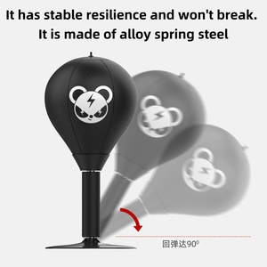 Logotipo personalizado mesa de escritorio de pie PU Material Punch Ball <span class=keywords><strong>Boxeo</strong></span> Reflex Training Water MMA Gym Relief Sacos de arena Sacos DE <span class=keywords><strong>BOXEO</strong></span> - Product Image 4