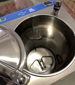 Barattolo di vetro dell'alimento della carne in scatola/sterilizzatore verticale dell'<span class=keywords><strong>autoclave</strong></span> di sterilizzazione a vapore della vetreria 28L prezzo - Product Image 6