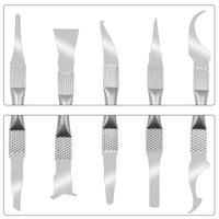 Kit professionnel de grattoirs pour enlever la colle des CPU, outil de levier ultra-fin pour puces IC, pour réparation de cartes mères de téléphones portables et BGA