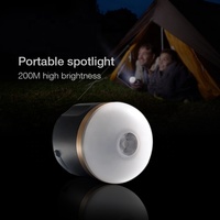 Lanterne extérieure rechargeable de mini lampe de camping portative de LED pour la lampe de poche suspendue de camp et de panne avec la caractéristique de lumière de secours