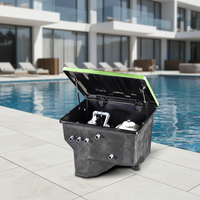 Filtre à sable de quartz intégré pour piscine PK8017 avec nettoyeur et chlorateur