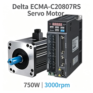 Kit de Accionamiento de Motor Servo Delta de 750w 220VAC Serie B2 Original ASD-B2, Accionamiento de Motor Servo AC Delta - Product Image 3