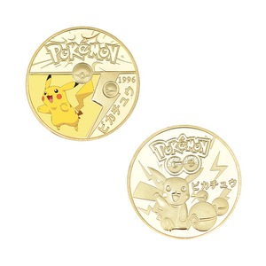 Moneda Conmemorativa de <span class=keywords><strong>Pikachu</strong></span>, Moneda de Colección de Pokémon, Monedas de Desafío de Anime, Monedas de Metal Fundido a Presión, Monedas de Oro de Pokémon - Product Image 4