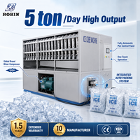 Machine à glaçons purifiés de 5 tonnes pour les entreprises au Cambodge en Chine