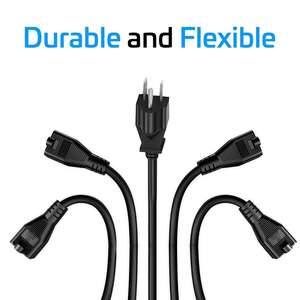 NAME <strong>1</strong>-to-<strong>4</strong> USA AC Power Cord Power Adapter Extension Cable - Product Image 4