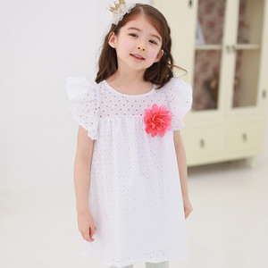 Últimos Diseños de Vestidos 2016 con Estampado de Ciervo, Vestidos Americanos para Niñas - Product Image 4