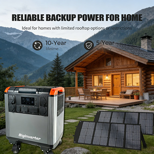 Station d'alimentation portable 5000W, générateur portable avec batterie LiFePO4, UPS IP54 pour le camping, l'alimentation de secours et les activités de plein air - Product Image 5