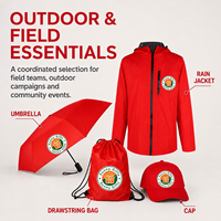 Nouvel ensemble cadeau d'entreprise personnalisé avec parapluie, veste, gobelet, carnet, sac, stylo, clé USB pour le bienvenue des employés, les événements professionnels et les cadeaux