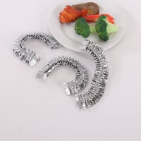 Couverture alimentaire thermique isolante en aluminium pliable et réutilisable, anti-poussière, pour la cuisine et la salle à manger