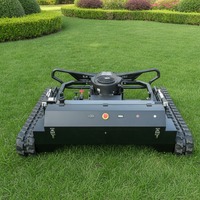 Tondeuse robot RC à essence CE EPA pour vente en gros mondiale, réservoir de carburant 19L, démarrage à distance, coupe-herbe large de 130 cm pour l'aménagement paysager municipal