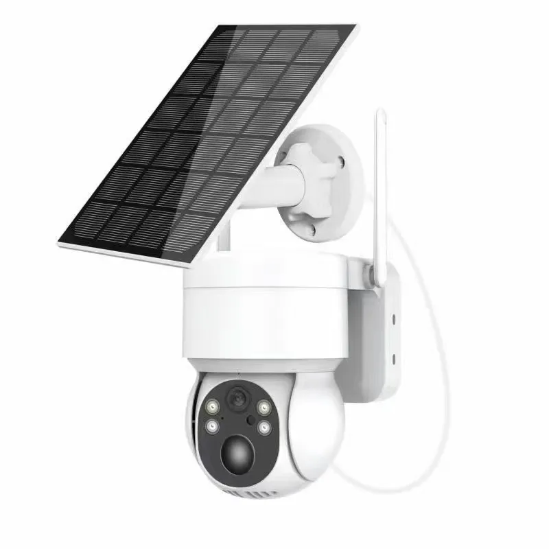 3.7W pannello solare 4MP WiFi solare CCTV telecamera PTZ Outdoor iCSee 1080P Wireless Solar Security WiFi telecamera di rete a batteria