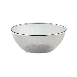 Double Stainless Steel Mesh Basket 30cm Multi Purpose Strainer For <b>Kitchen</b> Vegetable Rice Washing Colander - Product Image 5