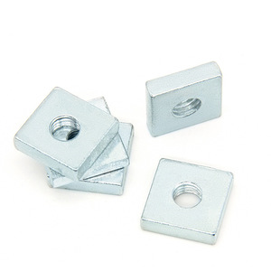 Dado Rettangolare Scorrevole in Acciaio Inox 304 M4 M5 M6 M8 M10 per Profilo in Alluminio a 10 Scanalature, Acciaio al Carbonio Zincato - Product Image 6