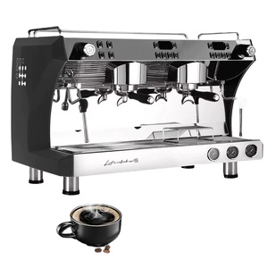 Cafetera Comercial de Doble Caldera de Acero Inoxidable, 15 Bares, Nueva Máquina de Espresso KS535 2.2kw - Product Image 1