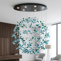 Lustre moderne chromé, plafonnier LED pour salon et chambre à coucher, éclairage LED de style romantique aux tons chauds