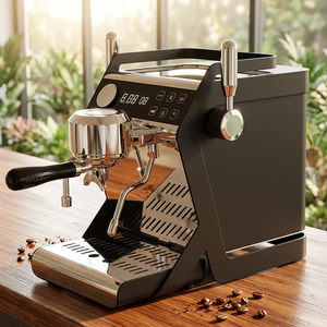 Factory Semi Automatic <b>Coffee</b> <b>Machine</b> Stainless Steel Espresso Maker For Home Office Cafe <b>Small</b> Commercial Shop - Product Image 1