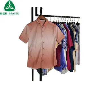 Used Men Shirt Short Sleeve Used Designer Clothing Low Price Used Clothes