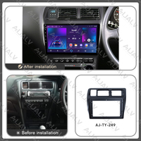 Cadre DVD Carplay Aijia, panneau en plastique GPS pour Toyota Corolla Sprinter 1993-1997 RHD, autoradio Android 9 pouces pour tableau de bord