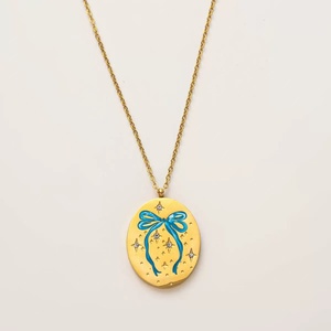Fashion Oval Pendant Stainless Steel Bow Rabbit <strong>Necklace</strong> <strong>Best</strong> <strong>Friend</strong> <strong>Necklaces</strong> <strong>for</strong> Women - Product Image 6