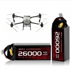 Batería Recargable para Dron FPV de 26 Ah, Precio de Fábrica, 22.<span class=keywords><strong>2</strong></span> V, 6S, 26000 mAh, Batería Lipo de Estado Sólido de 6S para Dron FPV, UAV Multieje - Product Image 1