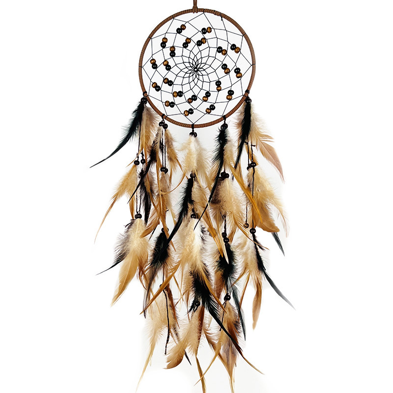 Handmade Eagle Feather Dream Catcher - 31 Inch Wall Hanging For Bedroom, Wedding & Home Decor - View #3