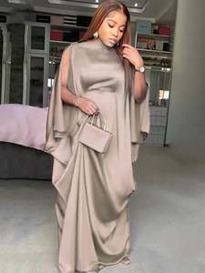 فساتين سهرة طويلة لحفلات الزفاف والخطوبة، عبايات دبي أفريقية للمسلمات، بوبو فضفاض 2023، أزياء نسائية إسلامية خريفية، فساتين سهرة - Product Image 3