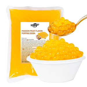 Commercio all'ingrosso della fabbrica 1kg frutto della passione Popping Boba bolla ingredienti del tè per la catena di negozi di bevande - Product Image 1