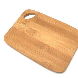 Plateau de service rectangulaire en bambou avec poignée pour la cuisson de pizzas, steaks, pains et gâteaux, 10 pouces - Product Image 2