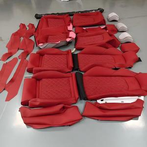 Funda de Asiento de Coche de Cuero de Cobertura Completa, Duradera y Cómoda, Compatible con <span class=keywords><strong>AUDI</strong></span> - Product Image 1