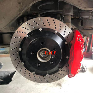 KLAKLE Kit d'étrier de frein GT4 380*28MM Brale Disc Rotor Bell pour Bmw E92 M3 335i F10 - Product Image 2