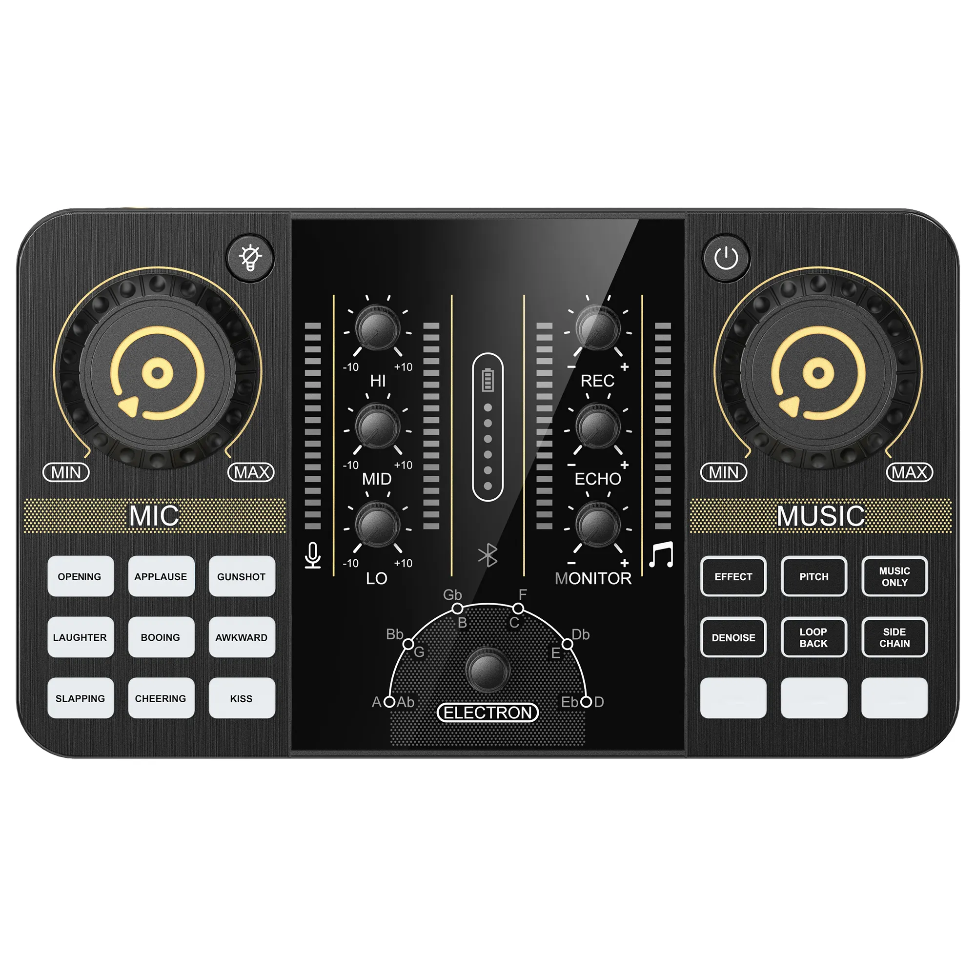 Âm nhạc Card âm thanh USB bên ngoài đa chức năng Mixer zs11u cộng với giọng nói Changer Card âm thanh cho Mac Máy tính Android