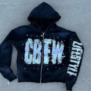 Sudadera con Capucha Unisex de Verano, Estilo Urbano Hip Hop, Corte Regular, 100% Algodón, Peso Pesado 360g, Impresión de Alta Calidad para Logotipo - Product Image 4