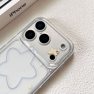 เคสสำหรับ iPhone 16/17 Pro, เคสใสสไตล์เกาหลีแบบนิช, เคสกันกระแทกแบบนิ่มครอบคลุมเต็มรูปแบบ - Product Image 3