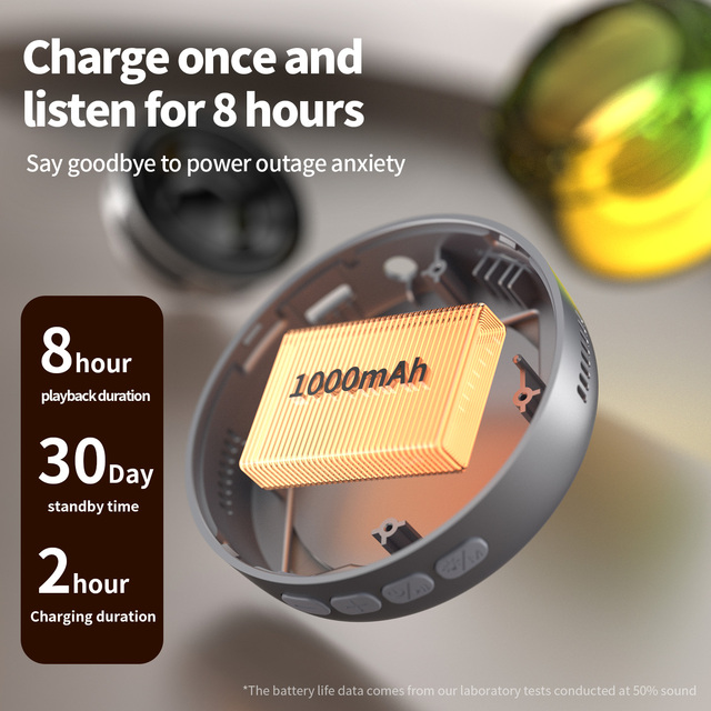 2026 New Model Panoramic Sound Effects Pocket Speaker  V6.0 Magnetic Phone Charger Portable Wireless Speakers