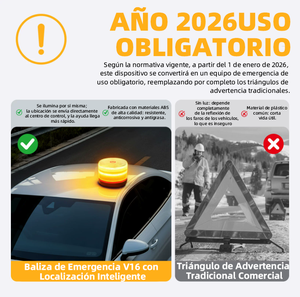 V16 DGT 3.0 Beacon Zugelassen mit GPS-Ortung + SIM-Verbindung Inklusive bis 2038 Intelligente Standortverfolgung + IP54-Schutzklasse - Product Image 2