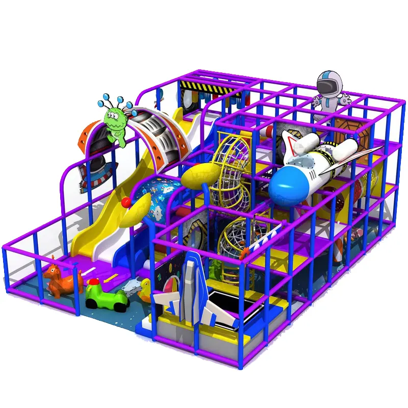 Indoor-Spielplatz Kinder Indoor-Spiel zentrum Trampolin park Big Slide zu verkaufen